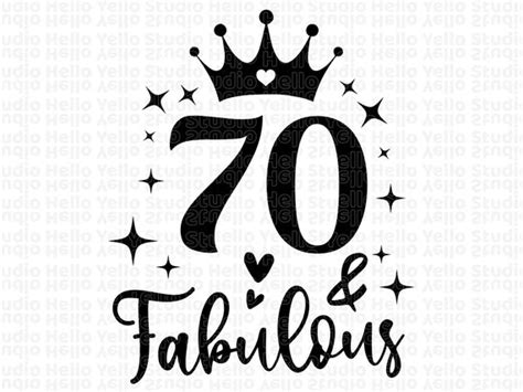 70th Birthday Svg 70th Birthday Birthday Svg 70th Birthday Etsy Canada