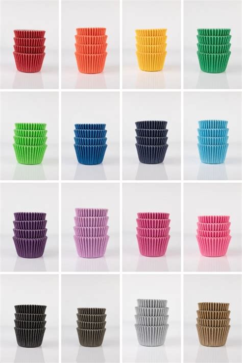 Mini Cupcake Liners Larger Midi Size Baking Cups For Cupcakes