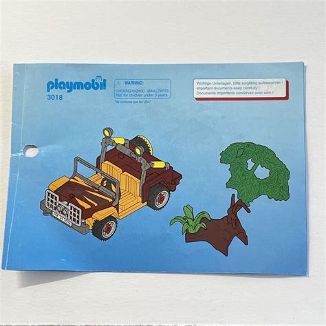 Playmobil 3018 Jungle Expedition Jeep Explorer Adventure 1998 EBay