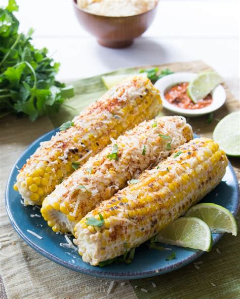 Elote Mexican Grilled Corn I Wash You Dry