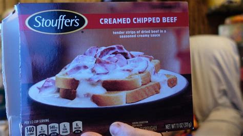 Otis Eatz Stouffers Creamed Chipped Beef Youtube