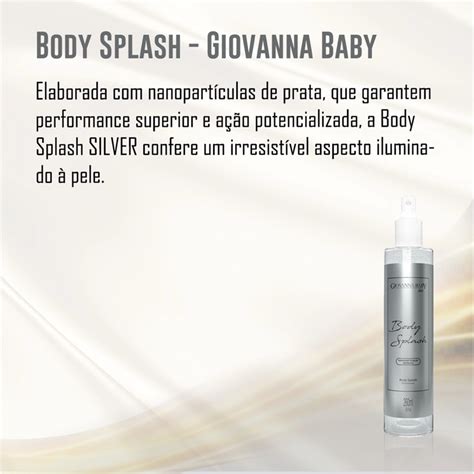 DESODORANTE CORPO GIOVANNA BABY BODY SPLASH SILVER 260ML DESODORANTE