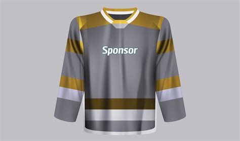 ice hockey jersey uniform vector, Hockey jersey design 40964897 Vector ...