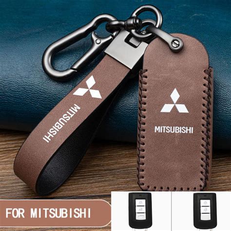 Leather Zinc Alloy Car Key Cover 2 3 Button Car Key Cover Rack Mount