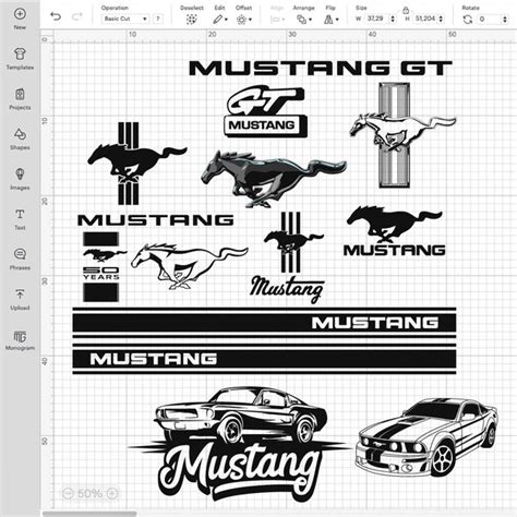 Mustang Logo Vector