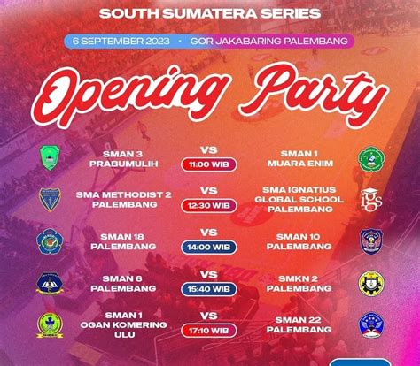 Live Di Sini Seru Honda DBL With Kopi Good Day 2023 South Sumatra