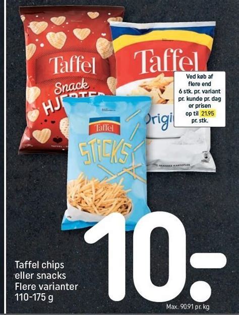 Taffel Chips El Snacks Tilbud Hos Rema