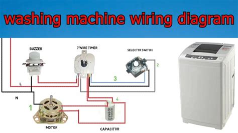 Washing Machine Wiring Diagram Youtube