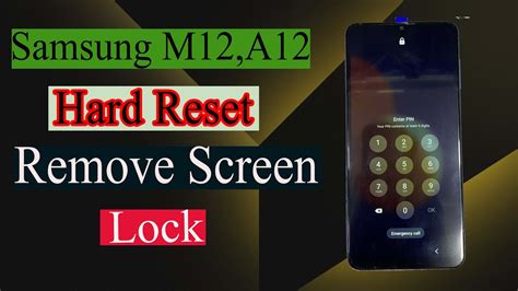 Samsung Galaxy M12 A12 Hard Reset Unlock Pin Pattern Passcode WithOut