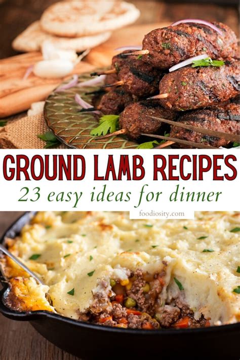 Ground Lamb Recipes Easy Ideas For Dinner Foodiosity