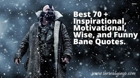 Best 70 + Inspirational, Motivational and Funny Bane Quotes Bane Quotes ...