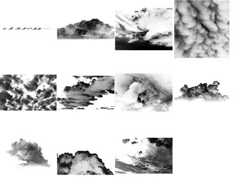 Brushes of Clouds - Photoshop Brushes