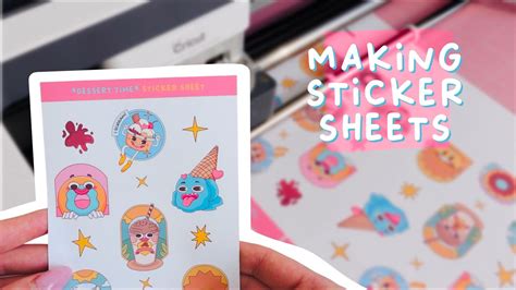 How To Make Sticker Sheets Using Cricut Machine Figma And Procreate