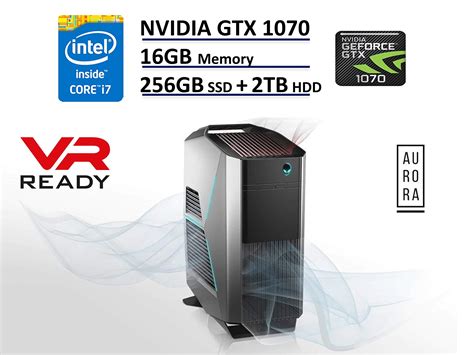 Buy Dell Alienware Aurora R5 VR Ready Gaming Desktop PC NVIDIA GTX 1070