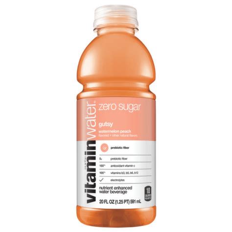 Vitamin Water Gutsy Watermelon Peach 20oz 12 Pack - Alex Beverages NYC LLC