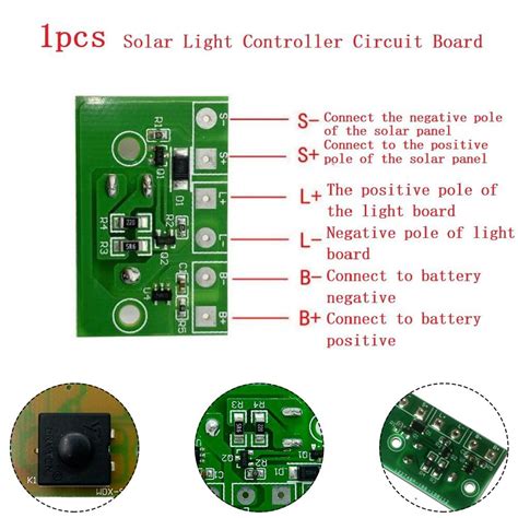 Solar Lamp Controller Module Control Circuit Board Solar Lawn Light