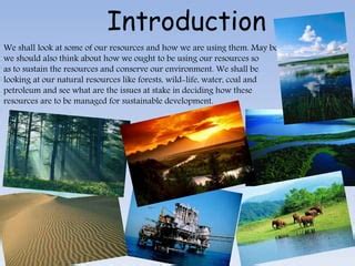 Management Of Natural Resources Class 10 PPT