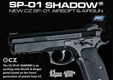 New Asg Cz Sp 01 Shadow Pistol Popular Airsoft Welcome To The