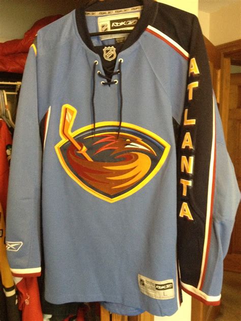 A Critique in NHL Jerseys: Atlanta Thrashers Home/Alternate Jersey 2003 ...