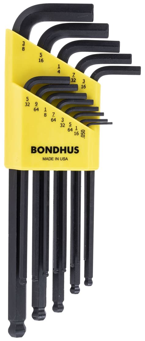 BLX13 Bondhus Bondhus 13 Piece L Shape Imperial Hex Key Set 0 05 7