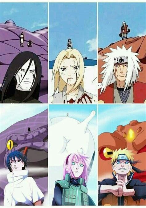 Naruto Orochimaru Jiraiya Sasuke Sakura Naruto Shippuden Anime 149296