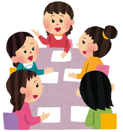 女性の会議のイラスト（pta） かわいいフリー素材集 いらすとや