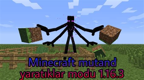 Minecraft Mutant Modu Nas L Indirilir Mod Tan T M Youtube