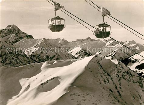 Ak Ansichtskarte Seilbahn Riezlern Kanzelwand Kleinwalsertal