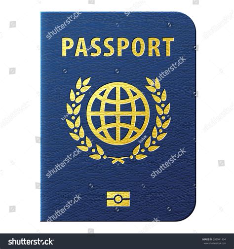 Background Blue Passport / A Blue Passport With A Globe On The Cover A ...