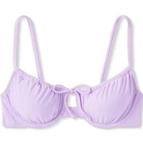 Wild Fable Women S Pink And Purple Bikini And Tankini Tops Depop