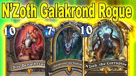 500 IQ BIG BRAIN N Zoth Control Galakrond Rogue At WILD Castle Nathria