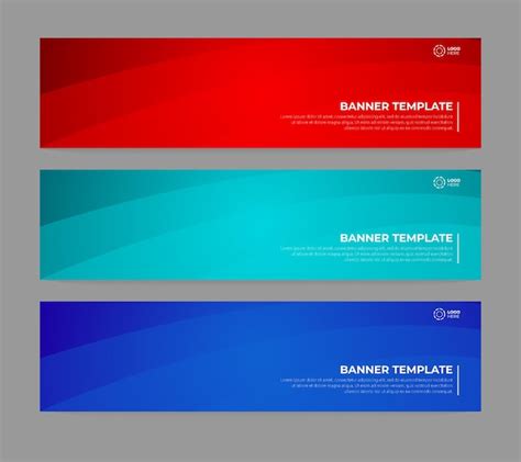 Premium Vector Abstract Gradient Color Background Banner