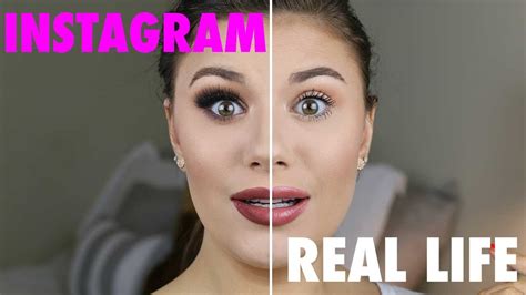 Instagram Vs Real Life Makeup Emily Freybler Youtube