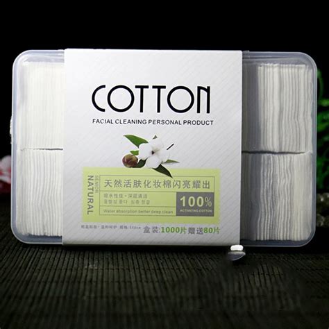 1000pcs Set Cotton Makeup Cotton Wipes Soft Makeup Remover Pads Facial Cleansing Paper Wipe Skin