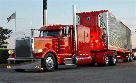 Another Nice Custom Rig Big Rig Trucks Big Trucks Peterbilt Trucks