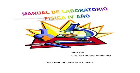 Manual de laboratorio Física cuarto año PDF Document