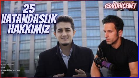 25 VATANDAŞLIK HAKKIMIZ ruhicenetvideos AMERİKALI AYNASIZ YouTube