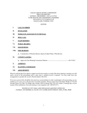 Fillable Online City Council Agenda Packet For 3 7 2023 Part 1 Items 1