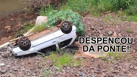 Carro Despenca De Ponte Na Avenida 36 YouTube