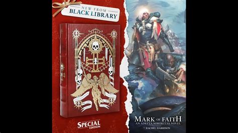 Black Library Limited Edition Mark Of Faith Youtube