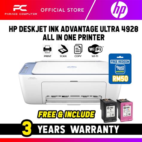 Hp Deskjet Ink Advantage Ultra 4928 All In One Printer [print Scan Copy Wi Fi] Shopee