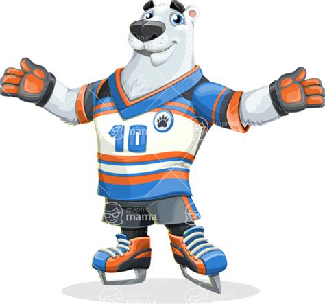 Sport Bear Cartoon Character Set Sorry Graphicmama