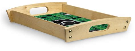 Circuit Board Natural Wooden Tray Small Personalized Youcustomizeit