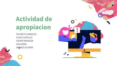 Actividad de apropiación