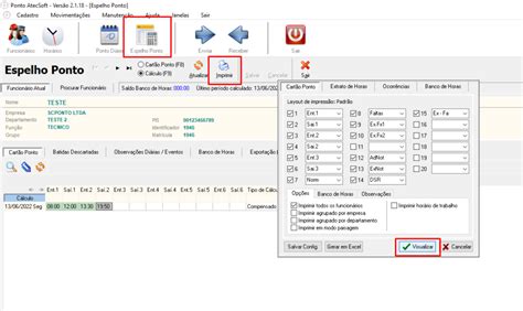 Como gerar um relatório no formato PDF no sistema Ponto AtecSoft SCPonto