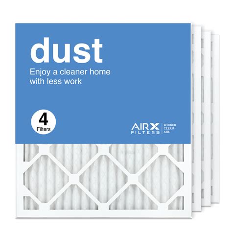 18x20x1 Pleated Air Filter Merv 8 4 Pack