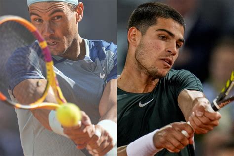 Rafa Nadal Carlos Alcaraz Horario y dónde ver hoy en TV el partido