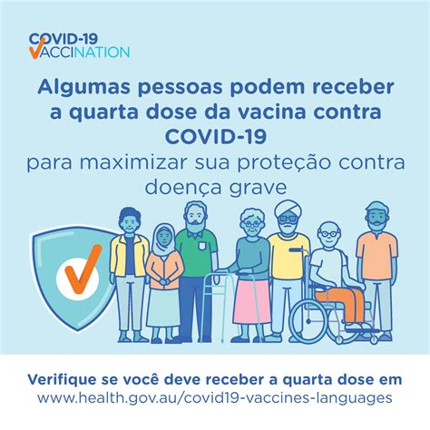 A quarta dose da vacina contra COVID 19 está disponível para algumas