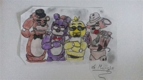 🐥🐺🐻🐰dibujo De Fnaf 1🐰🐻🐺🐥 Fnaf Amino Español Amino