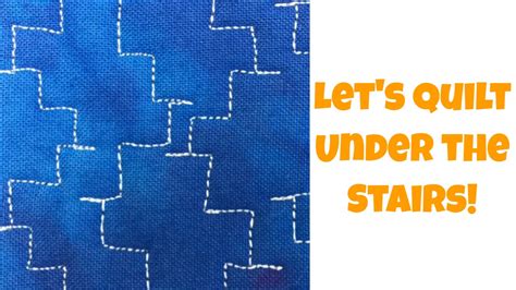 Free Motion Machine Quilting Tutorial With Leah Day Under The Stairs